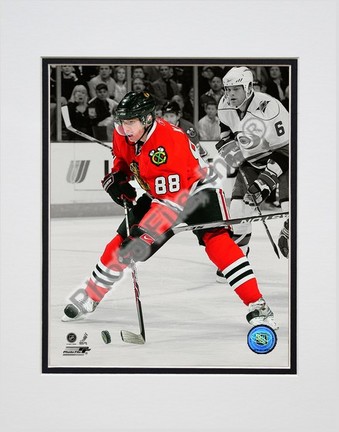 Patrick Kane Spotlight Collection Double Matted 8” x 10” Photograph (Unframed)
