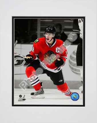 Jonathan Toews Spotlight Collection Double Matted 8” x 10” Photograph (Unframed)