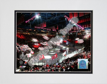 Joe Louis Arena "2009 Stanley Cup / Game 1 (#3)" Double Matted 8" x 10" Photograph (Unframed)