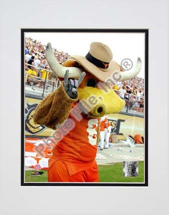 University of Texas Longhorns 2007 "Mascot" Double Matted 8” x 10” Photograph (Unframed)