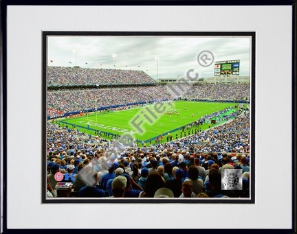 Commonwealth Stadium Kentucky Wildcats 2003 Double Matted 8” x 10” Photograph in Black Anodized Aluminum Frame