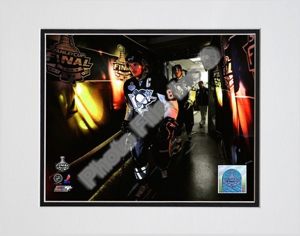 Sidney Crosby and Evgeni Malkin "2009 Stanley Cup / Game 4 (#17)" Double Matted 8" x 10" Photograph 