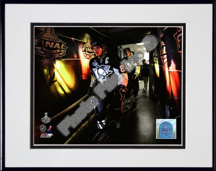 Sidney Crosby and Evgeni Malkin "2009 Stanley Cup / Game 4 (#17)" Double Matted 8" x 10" Photograph 