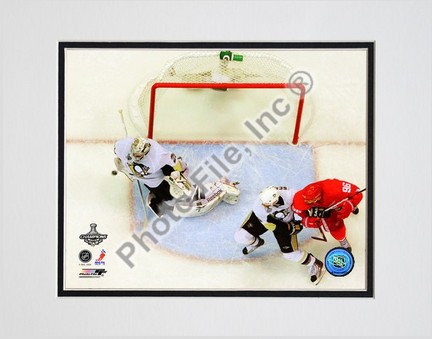Marc-Andre Fleury "Game 7 of the 2008 - 2009 NHL Stanley Cup Finals Action (#51)" Double Matted 8" x 10&q