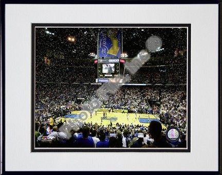 Amway Arena "2009 NBA Finals / Game 3 (#13)" Double Matted 8" x 10" Photograph in Black Anodized Alu