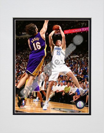 Hedo Turkoglu "2009 NBA Finals / Game 3 (#10)" Double Matted 8" x 10" Photograph (Unframed)