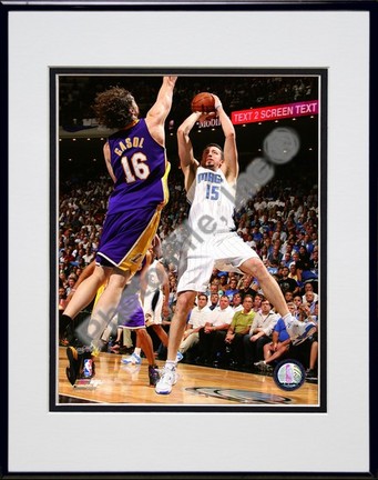 Hedo Turkoglu "2009 NBA Finals / Game 3 (#10)" Double Matted 8" x 10" Photograph in Black Anodized A