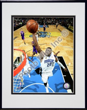Mickael Pietrus "2009 NBA Finals / Game 3 (#12)" Double Matted 8" x 10" Photograph in Black Anodized