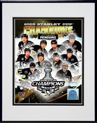 Pittsburgh Penguins "2008 - 2009 Stanley Cup Champions Composite" Double Matted 8" x 10" Photograph 