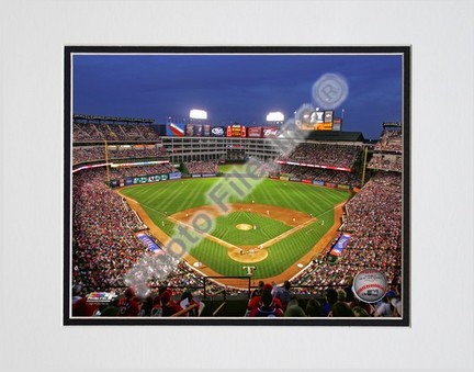 Rangers Ballpark in Arlington 2009 Double Matted 8” x 10” Photograph (Unframed)