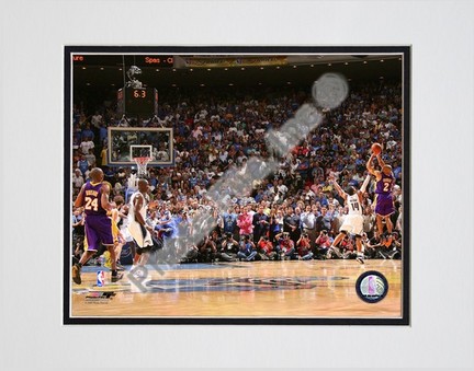 Derek Fisher "2009 NBA Finals / Game 4 (#17)" Double Matted 8" x 10" Photograph (Unframed)