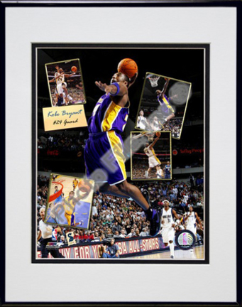 Kobe Bryant "2006 Scrapbook" Double Matted 8” x 10” Photograph in Black Anodized Aluminum Frame