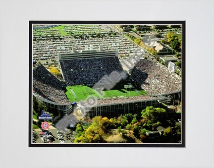LaVell Edwards Stadium Brigham Young (BYU) Cougars 2007 Double Matted 8” x 10” Photograph (Unframed)