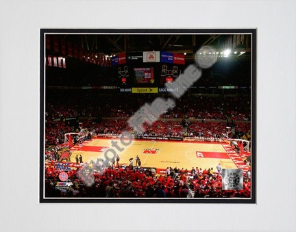 Comcast Center Maryland Terrapins 2007 Double Matted 8” x 10” Photograph (Unframed)