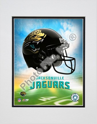 2009 Jacksonville Jaguars Team Logo Double Matted 8” x 10” Photograph (Unframed)