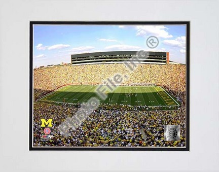University of Michigan Wolverines 2009 "Michigan Stadium" Double Matted 8” x 10” Photograph (Unframed)