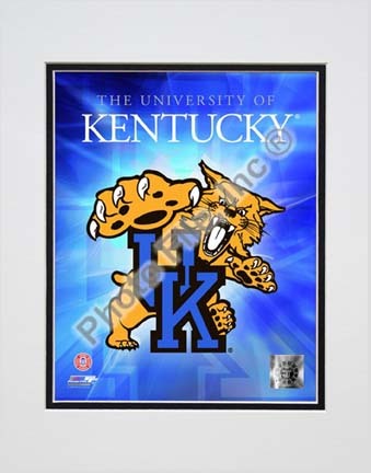University of Kentucky Wildcats "Team Logo" Double Matted 8” x 10” Photograph (Unframed)