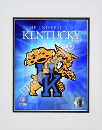University of Kentucky Wildcats "Team Logo" Double Matted 8â€ x 10â€ Photograph (Unframed)