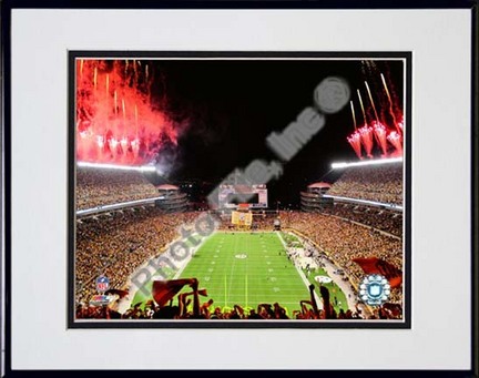 Heinz Field Opening Night 2009 Double Matted 8” x 10” Photograph in Black Anodized Aluminum Frame