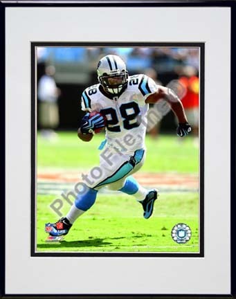 Jonathan Stewart 2009 "Run" Action Double Matted 8” x 10” Photograph in Black Anodized Aluminum Frame