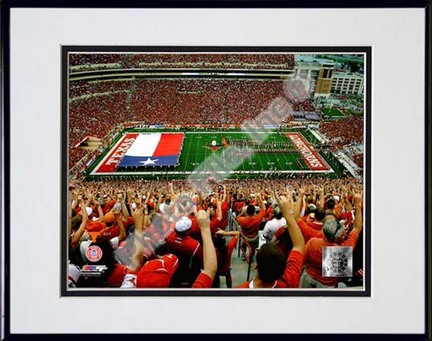 University of Texas Longhorns 2009 "Texas Memorial Stadium" Double Matted 8” x 10” Photograph in Black Ano