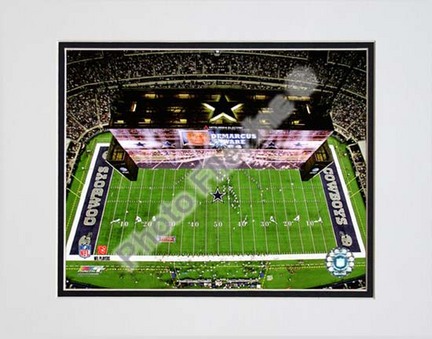 Cowboys Stadium Overhead View (2009) Double Matted 8” x 10” Photograph (Unframed)