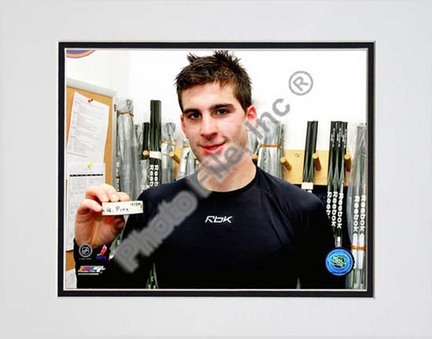 John Tavares 2009 - 2010 1st NHL Goal / Locker Room Double Matted 8” x 10” Photograph (Unframed)