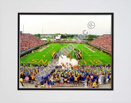University of Delaware Fightin' Blue Hens 2008 "Tubby Raymond Field"   Double Matted 8” x 10” Photograph (
