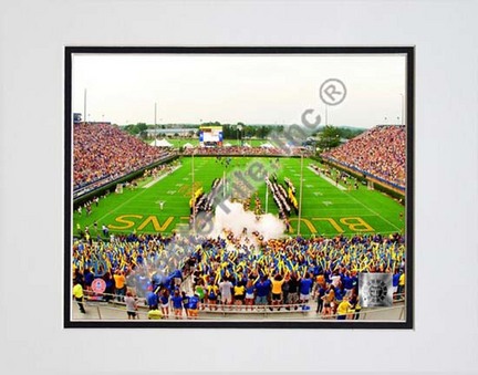 University of Delaware Fightin' Blue Hens 2008 "Tubby Raymond Field"   Double Matted 8â€ x 10â€ Photograph (