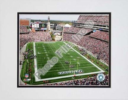 Gillette Stadium 2009 Double Matted 8â€ x 10â€ Photograph (Unframed)