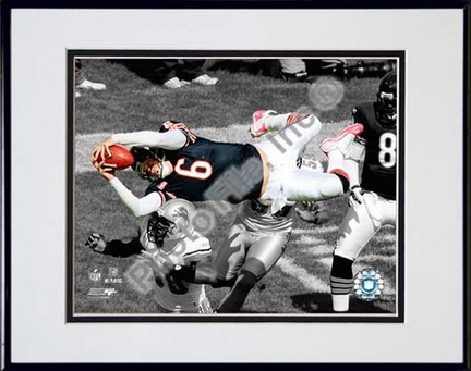 Jay Cutler 2009 Spotlight Collection Double Matted 8” x 10” Photograph in Black Anodized Aluminum Frame