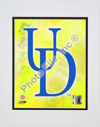 Delaware Fightin' Blue Hens 2009 Team Logo Double Matted 8” x 10” Photograph (Unframed)