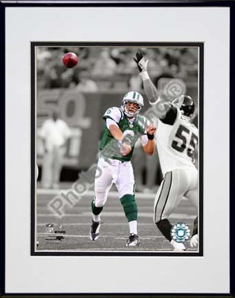 Mark Sanchez 2009 Spotlight Collection Double Matted 8” x 10” Photograph in Black Anodized Aluminum Frame