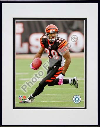 Leon Hall 2009 Action "Home Jersey" Double Matted 8” x 10” Photograph in Black Anodized Aluminum Frame