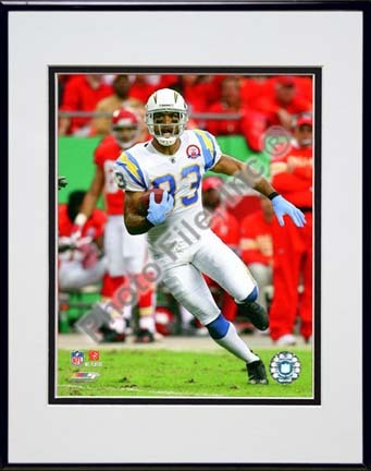 Vincent Jackson 2009 Action "Run" Double Matted 8” x 10” Photograph in Black Anodized Aluminum Frame