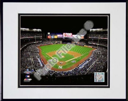 Yankee Stadium Game Six of the 2009 MLB World Series (#22) Double Matted 8” x 10” Photograph in Black Anodized Alumi