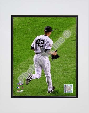Mariano Rivera Game Six of the 2009 MLB World Series (#25) Double Matted 8” x 10” Photograph (Unframed)