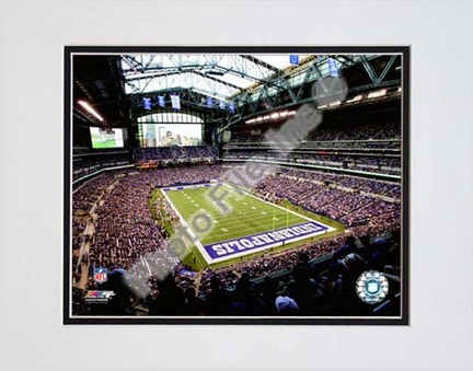 Lucas Oil Stadium 2009 Double Matted 8” x 10” Photograph (Unframed)