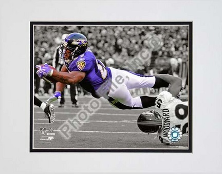 Ray Rice 2009 Spotlight Collection Double Matted 8” x 10” Photograph (Unframed)