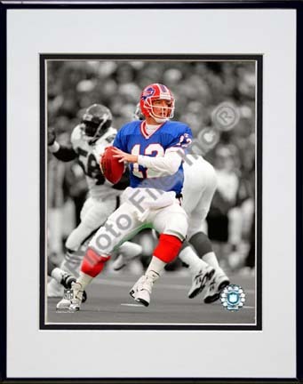 Jim Kelly Spotlight Collection Double Matted 8â€ x 10â€ Photograph in Black Anodized Aluminum Frame