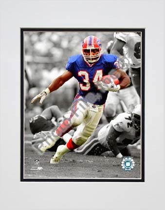 Thurman Thomas Spotlight Collection Double Matted 8” x 10” Photograph (Unframed)
