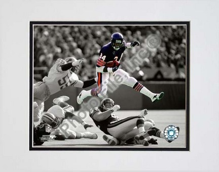 Walter Payton Spotlight Collection Double Matted 8” x 10” Photograph (Unframed)