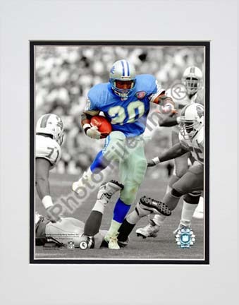Barry Sanders Spotlight Collection Double Matted 8” x 10” Photograph (Unframed)