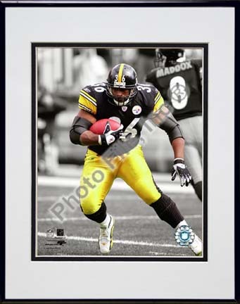 Jerome Bettis Spotlight Collection Double Matted 8” x 10” Photograph in Black Anodized Aluminum Frame