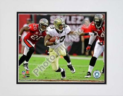 Pierre Thomas 2009 Action "Juke" Double Matted 8” x 10” Photograph (Unframed)