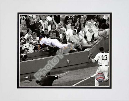 Derek Jeter Spotlight Action Double Matted 8” x 10” Photograph (Unframed)