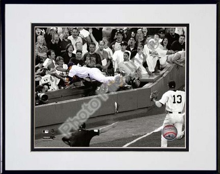 Derek Jeter Spotlight Action Double Matted 8” x 10” Photograph in Black Anodized Aluminum Frame