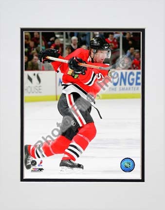 Brian Campbell 2009 - 2010 Action  "Home Jersey" Double Matted 8” x 10” Photograph (Unframed)