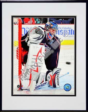 Steve Mason 2009 - 2010 Action "Blue Jersey" Double Matted 8” x 10” Photograph in Black Anodized Aluminum 