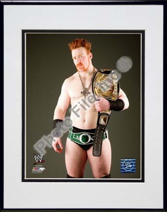 Shamus 2010 Posed Double Matted 8” x 10” Photograph in Black Anodized Aluminum Frame